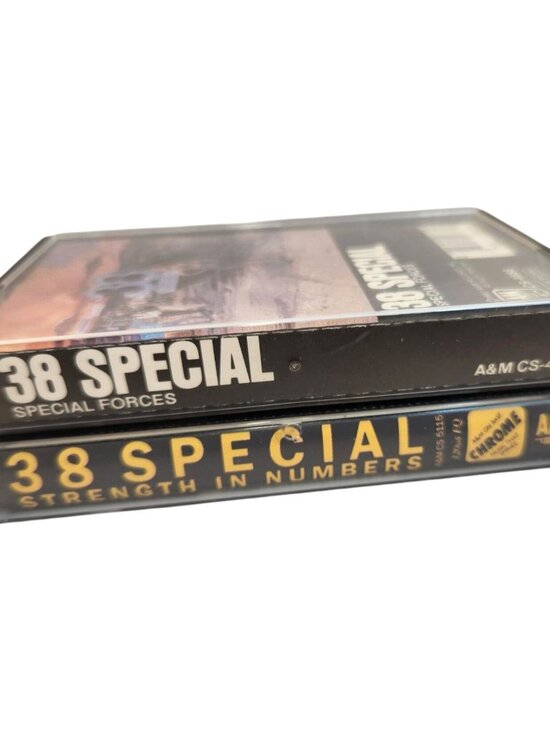 38 Special Strength In Numbers & Special Forces Tapes 1982 A&M Vintage Cassette - Picture 1 of 13